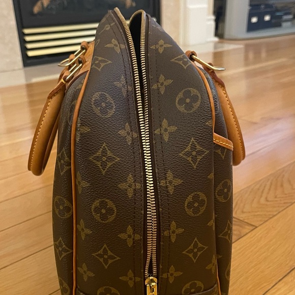 [LOUIS VIUTTON] MONOGRAM DEAUVILLE HANDBAG w/lock key dust bag - Picture 9 of 11